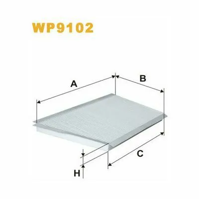 Ultimissimo Modello WIX FILTERS WP9102 Filtro, Aria Abitacolo