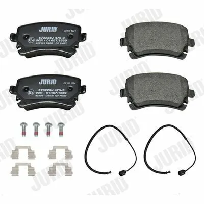 Sconto JURID 573225J Kit Pastiglie Freno, Freno a Disco