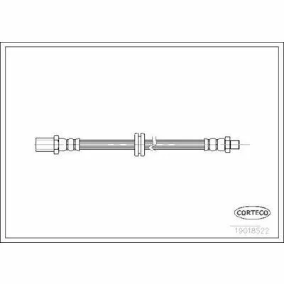 CORTECO 19018522 Flessibile del Freno Occasione