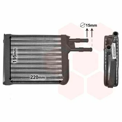Compra Oggi Stesso VAN WEZEL 09006128 Scambiatore Calore, Riscaldamento Abitacolo